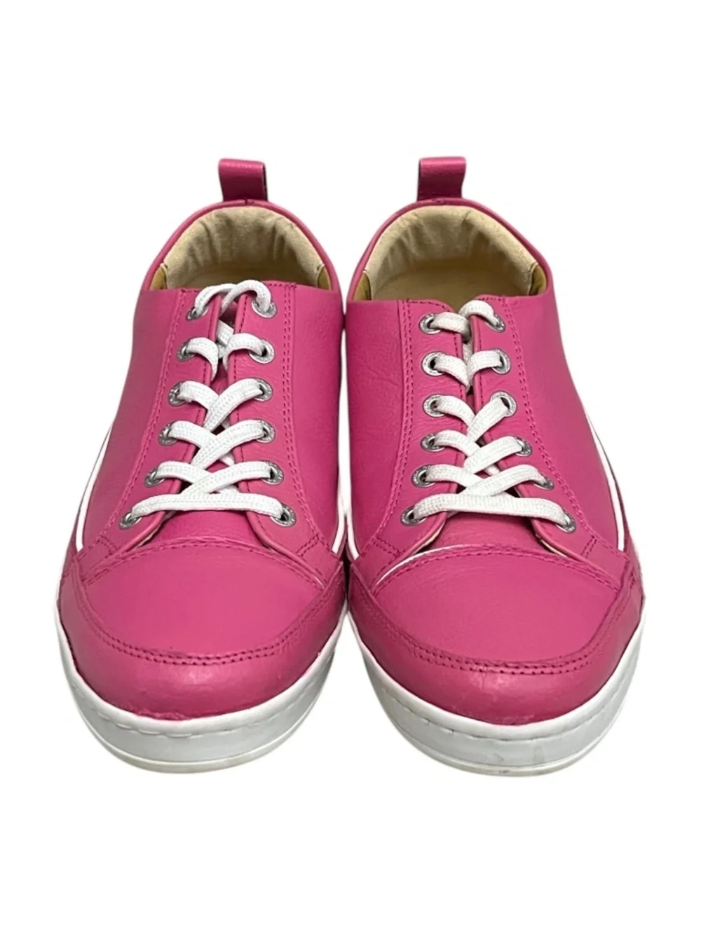 Duca Del Cosma Festiva Pink Leather Golf Sneakers Women’s 9.5 EU 41